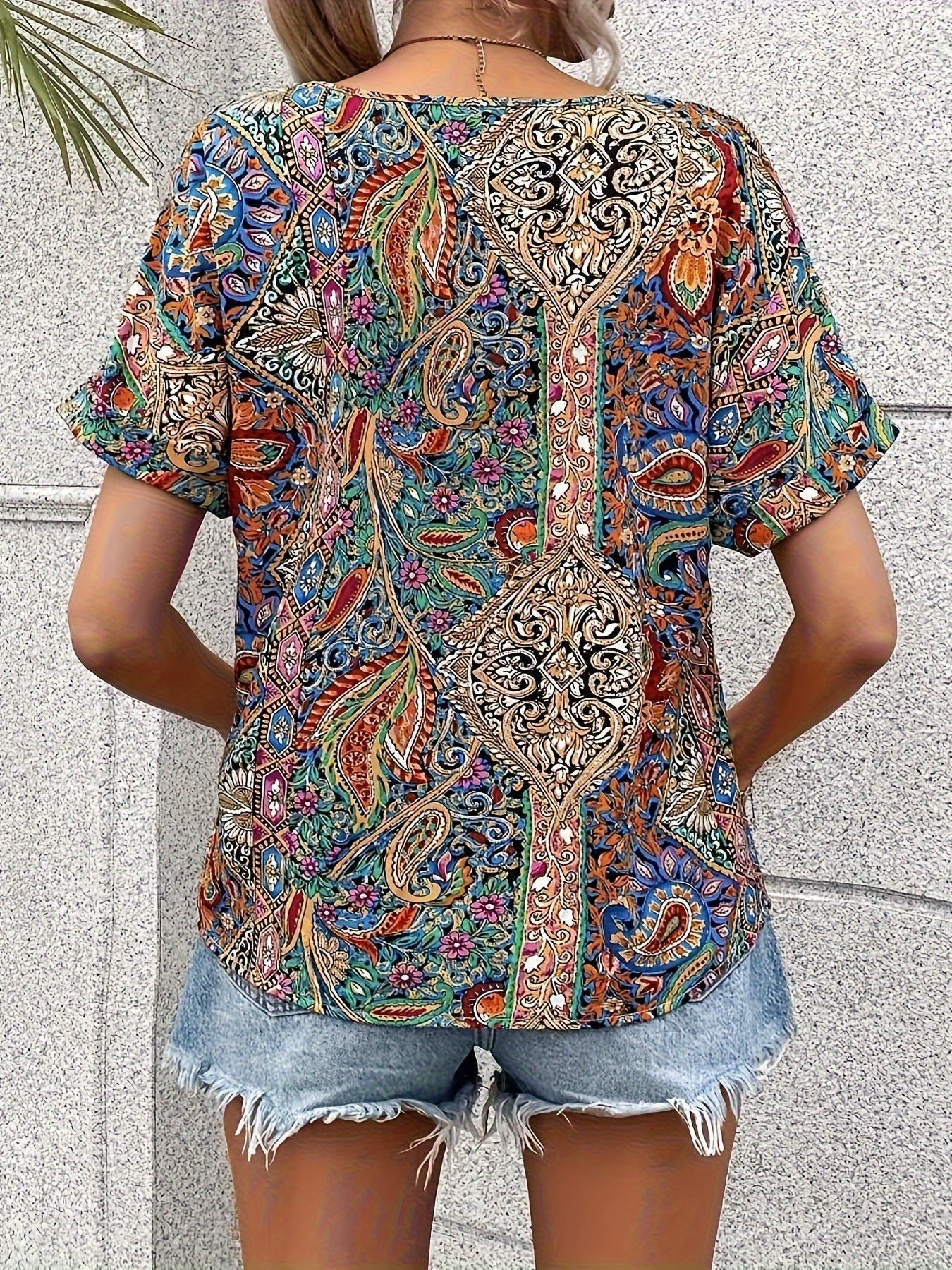 V-NECK BLOUSE