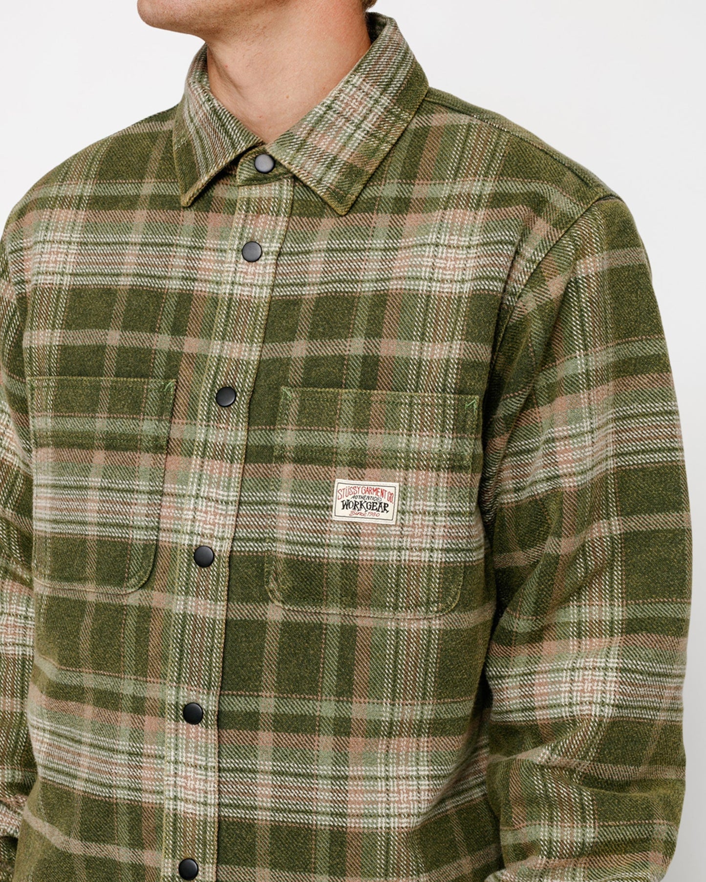 CHEMISE À CARREAUX DÉLAVÉE