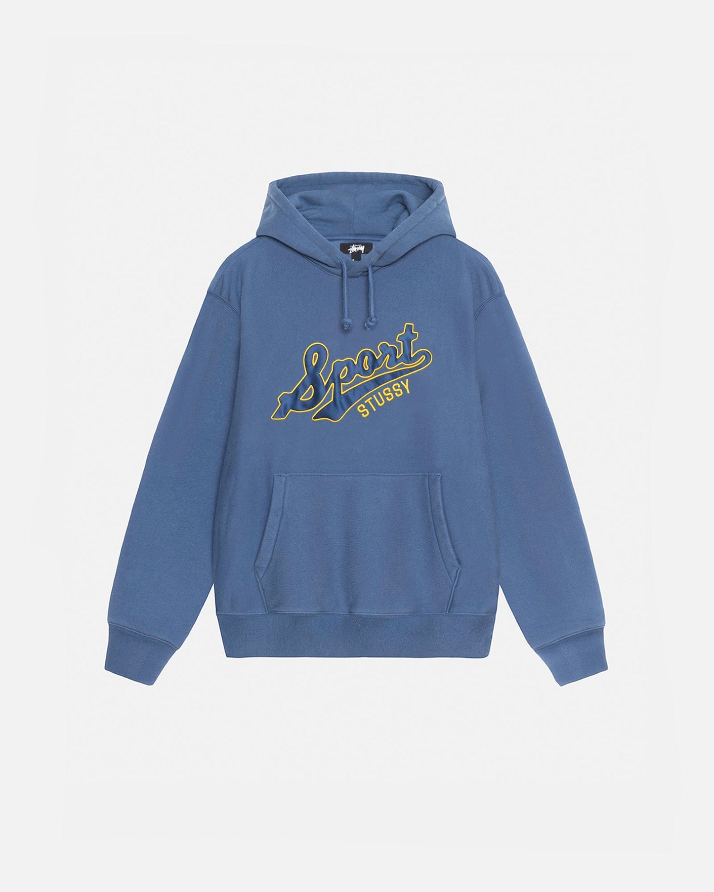 SWEAT À CAPUCHE ÉCUSSON SATINÉ
