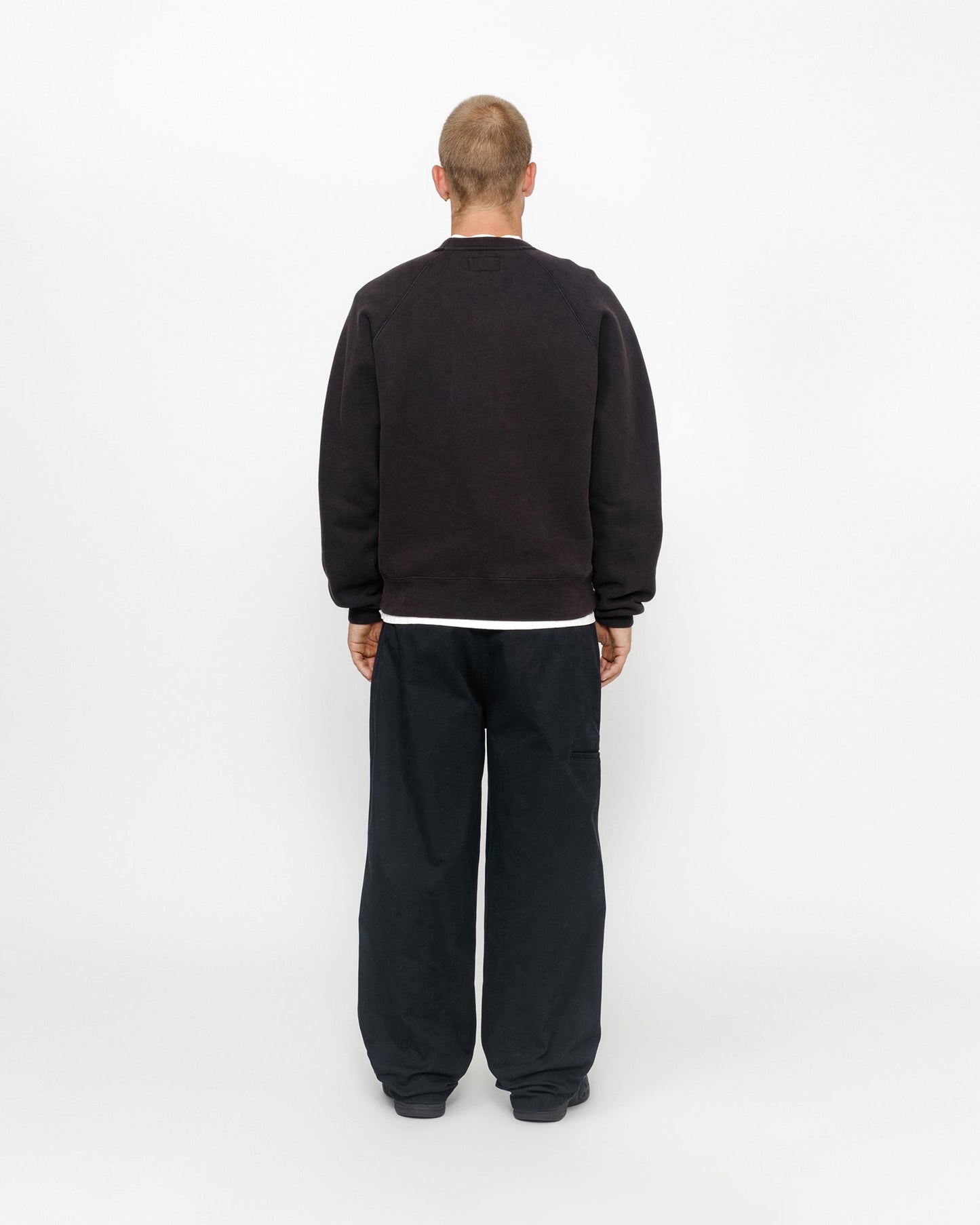 SWEAT RAS-DU-COU RAGLAN EN MOLLETON