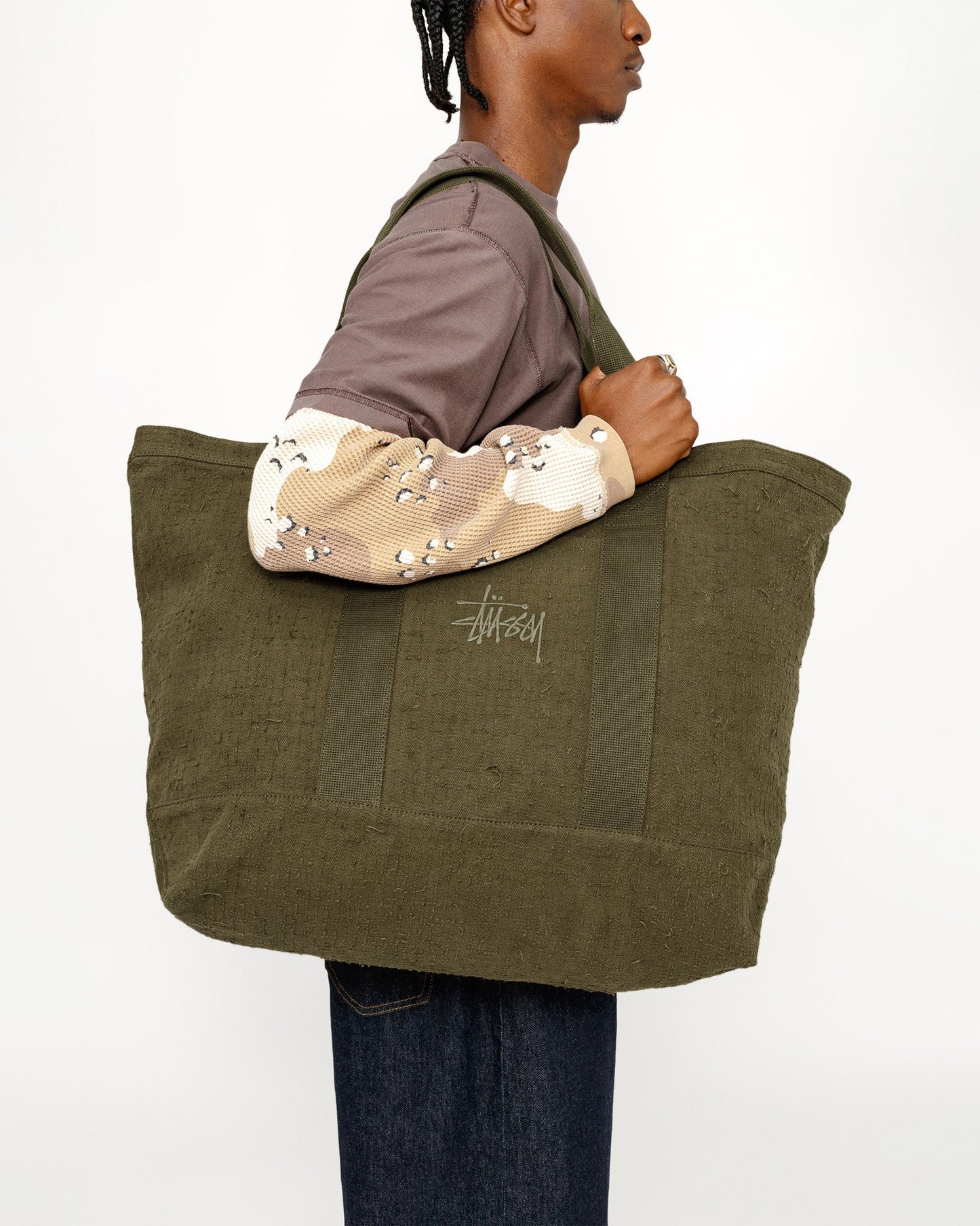 SAC CABAS XL AIGUILLETÉ