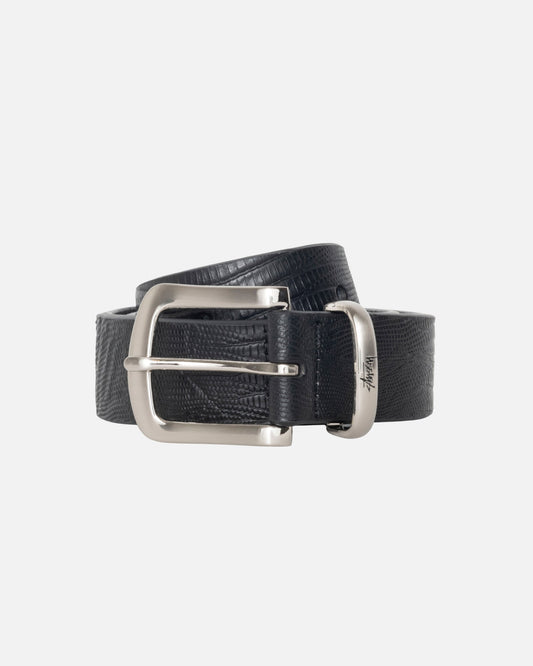 CEINTURE TEXTURÉE EN PEAU DE LÉZARD