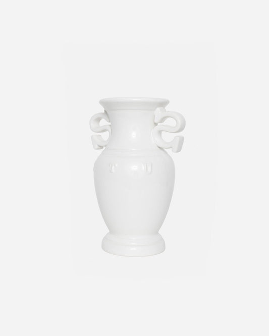 VASE EN CÉRAMIQUE AVEC ANSE EN S