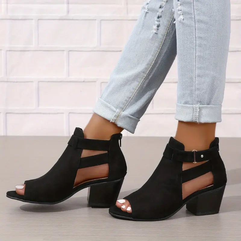🔥Dernière promotion : 50 % de réduction – Nouvelles chaussures orthopédiques en cuir à talon haut pour femme 2024